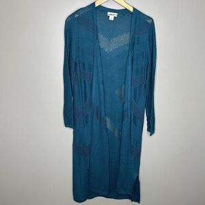 Style & Co crochet duster sweater